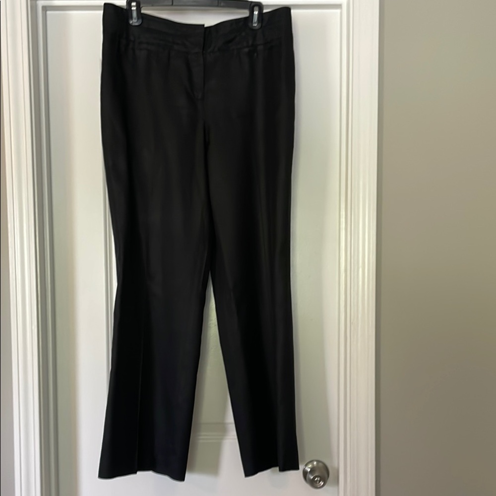 Talbots Black Formal Trousers Straight-Leg Design